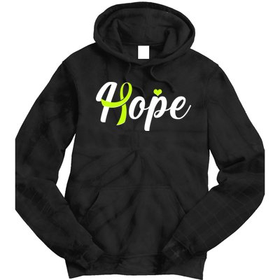 Hope Lymphoma Cancer Awareness Tie Dye Hoodie