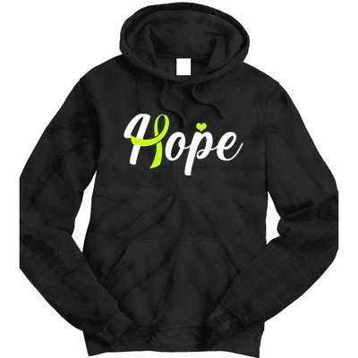 Hope Lymphoma Cancer Awareness Tie Dye Hoodie