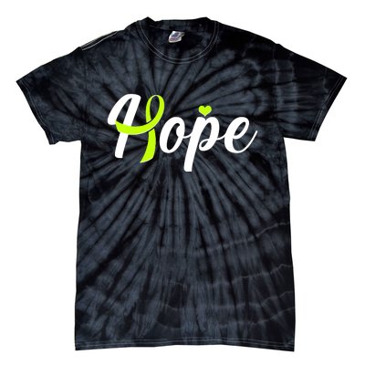 Hope Lymphoma Cancer Awareness Tie-Dye T-Shirt