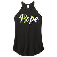 Hope Lymphoma Cancer Awareness Women's Perfect Tri Rocker Tank