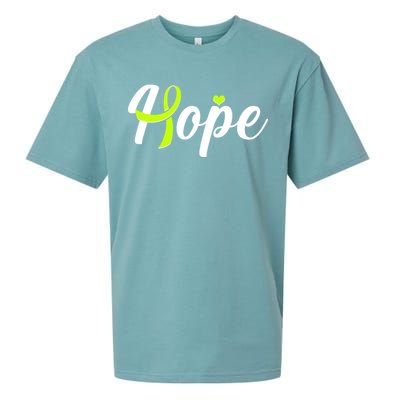 Hope Lymphoma Cancer Awareness Sueded Cloud Jersey T-Shirt