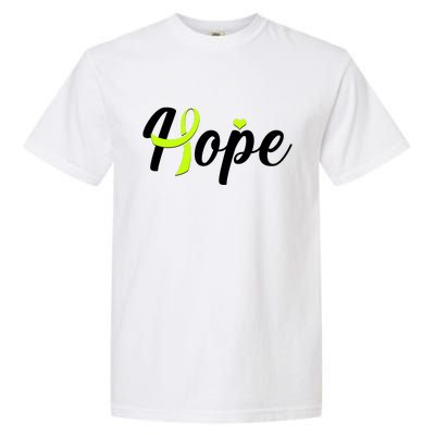 Hope Lymphoma Cancer Awareness Garment-Dyed Heavyweight T-Shirt