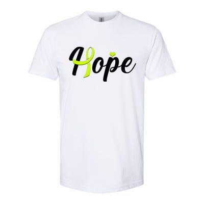 Hope Lymphoma Cancer Awareness Softstyle CVC T-Shirt