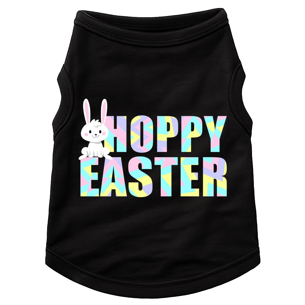 Hoppy Easter Colorful Happy Easter Bunny Doggie Tank