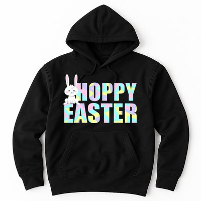 Hoppy Easter Colorful Happy Easter Bunny Hoodie