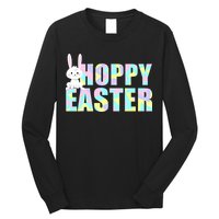 Hoppy Easter Colorful Happy Easter Bunny Long Sleeve Shirt