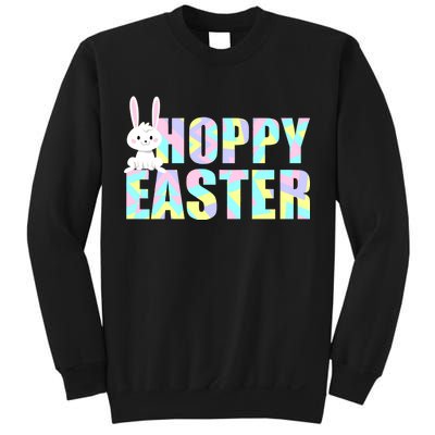 Hoppy Easter Colorful Happy Easter Bunny Sweatshirt