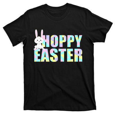 Hoppy Easter Colorful Happy Easter Bunny T-Shirt