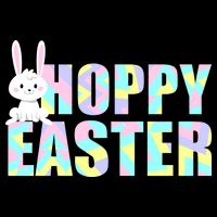 Hoppy Easter Colorful Happy Easter Bunny Impact Tech Backpack