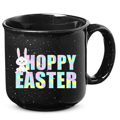 Hoppy Easter Colorful Happy Easter Bunny 15oz Campfire Ceramic Mug