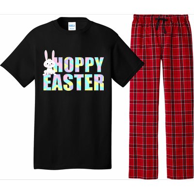 Hoppy Easter Colorful Happy Easter Bunny Pajama Set