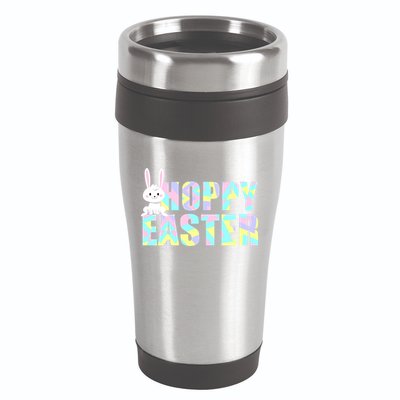 Hoppy Easter Colorful Happy Easter Bunny 16oz Travel Tumbler