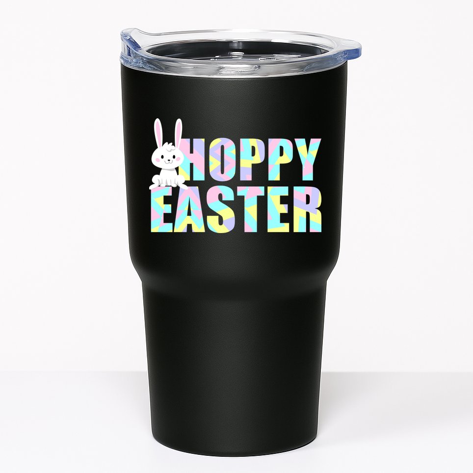 Hoppy Easter Colorful Happy Easter Bunny Tumbler