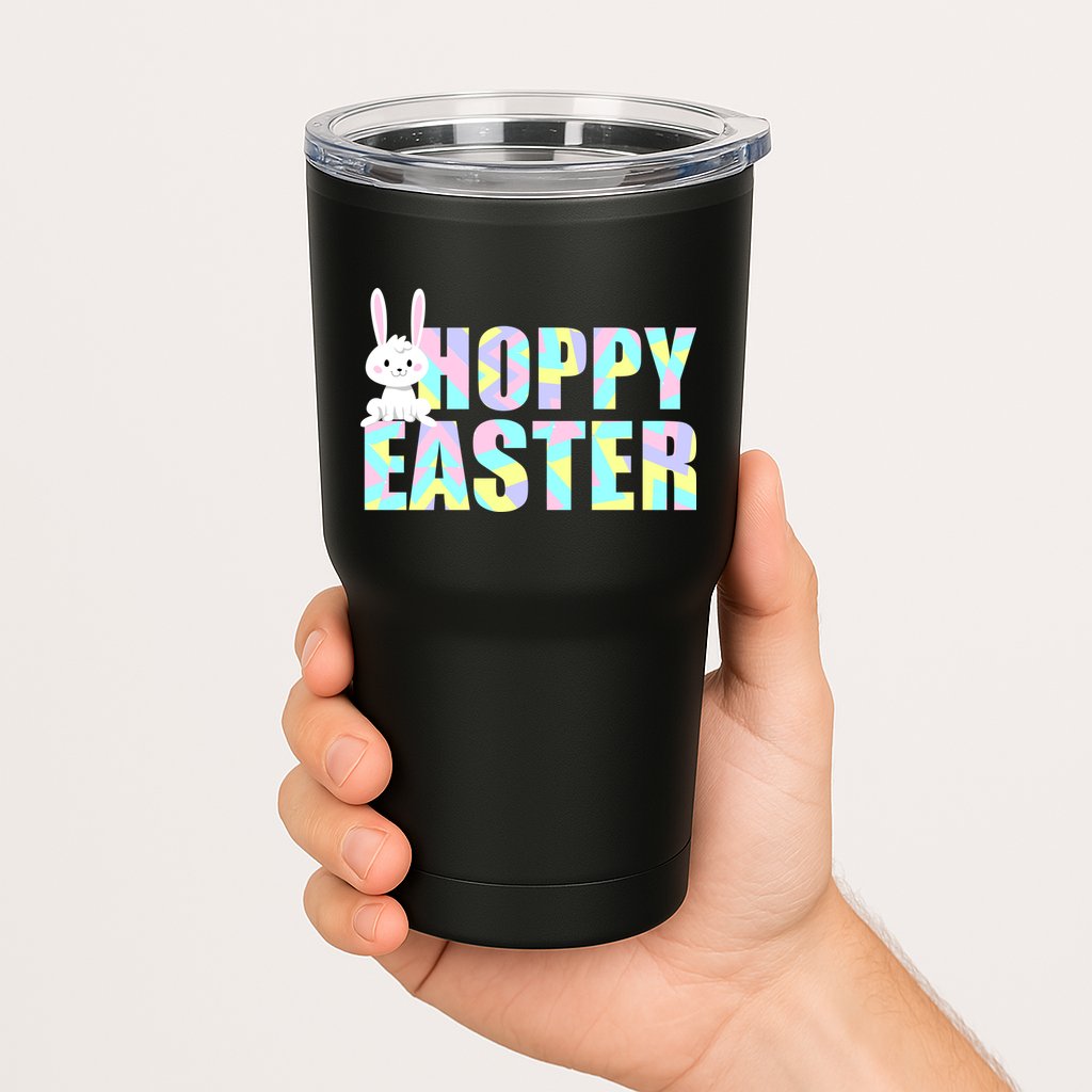Hoppy Easter Colorful Happy Easter Bunny Tumbler