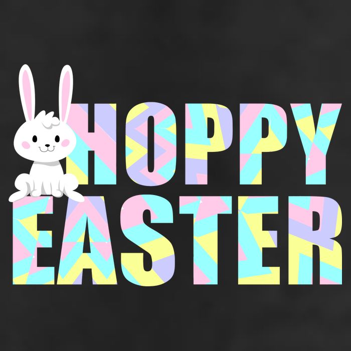 Hoppy Easter Colorful Happy Easter Bunny Tumbler