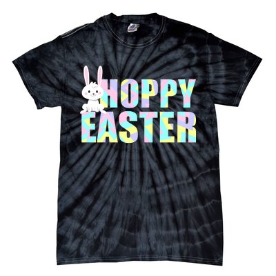 Hoppy Easter Colorful Happy Easter Bunny Tie-Dye T-Shirt