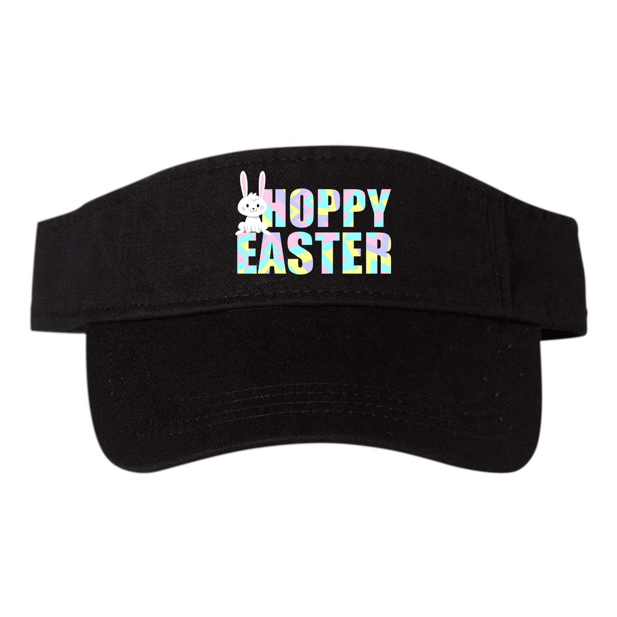 Hoppy Easter Colorful Happy Easter Bunny Visor