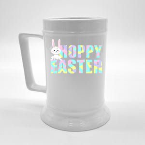 Hoppy Easter Colorful Happy Easter Bunny Beer Stein