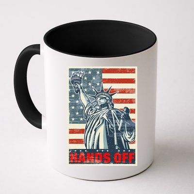 Hands Off Resist Resistance Save Democracy  Social Security Coffee Mug