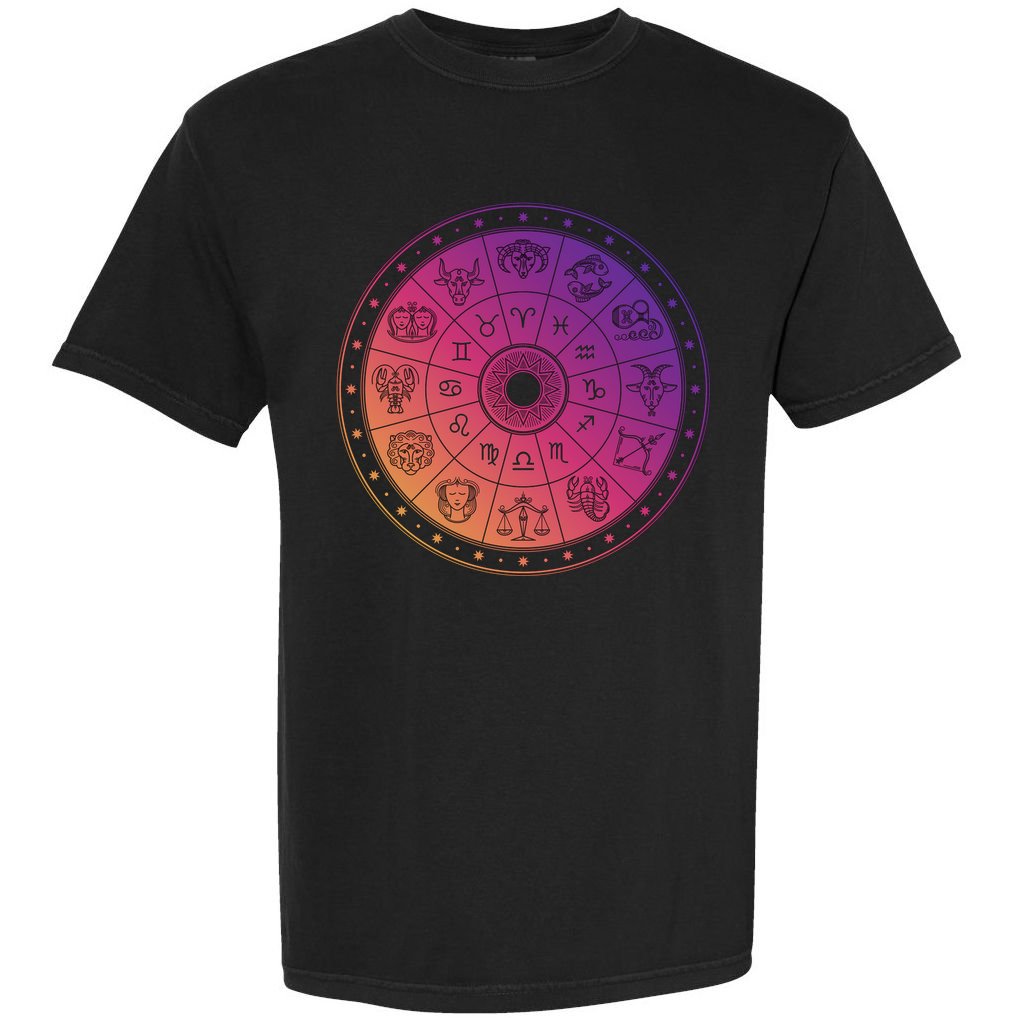 Horiscope Zodiac Wheel Comfort Colors T-Shirt