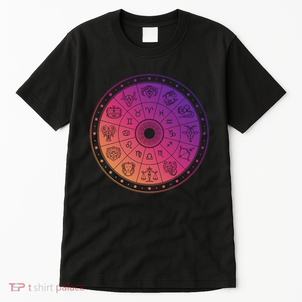 Horiscope Zodiac Wheel Tall T-Shirt