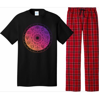 Horiscope Zodiac Wheel Pajama Set