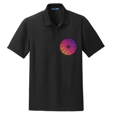 Horiscope Zodiac Wheel Dry Zone Grid Polo