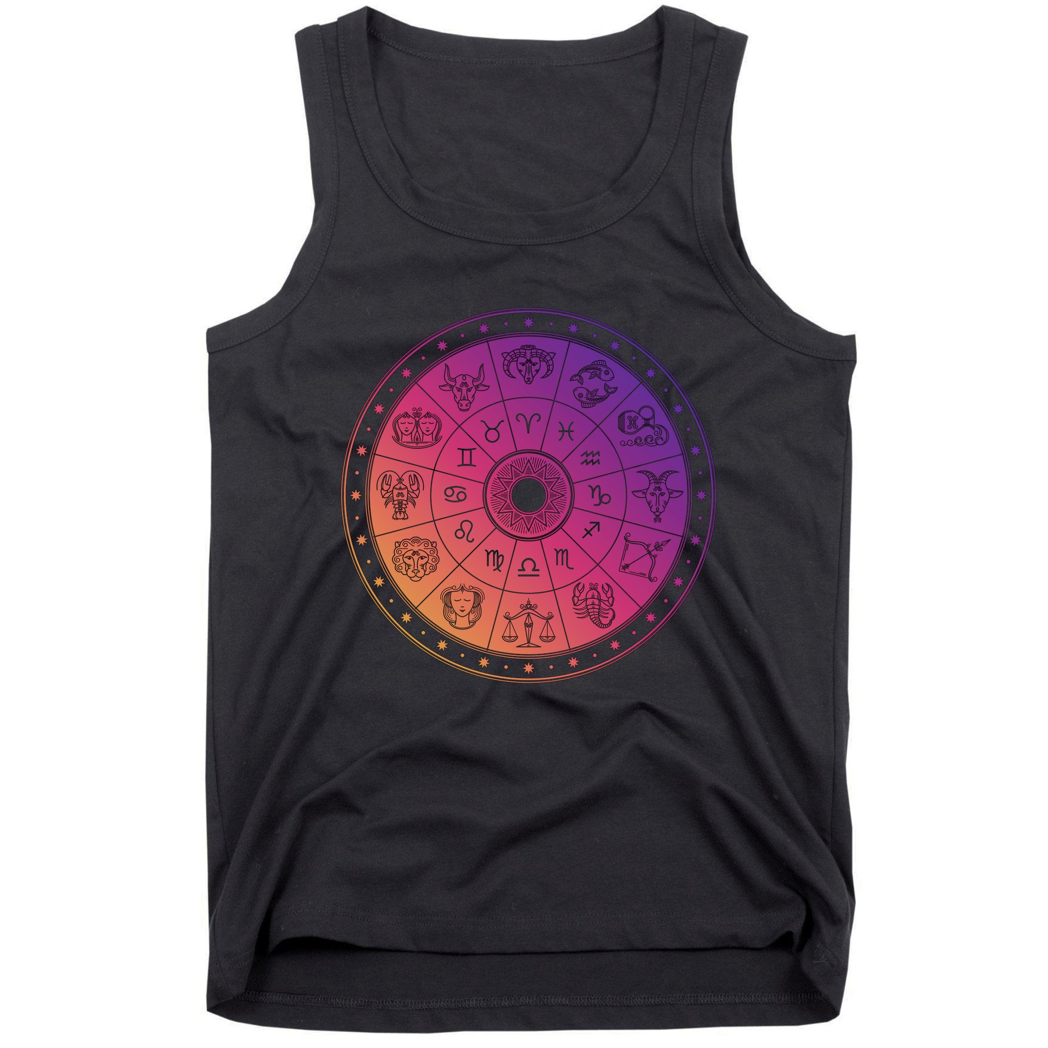 Horiscope Zodiac Wheel Tank Top
