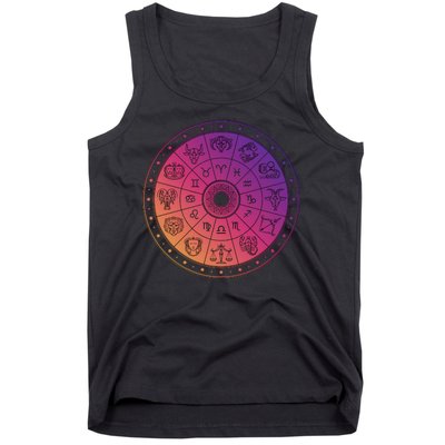 Horiscope Zodiac Wheel Tank Top