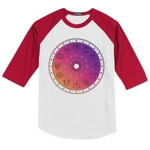 Horiscope Zodiac Wheel Kids Colorblock Raglan Jersey