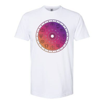 Horiscope Zodiac Wheel Softstyle® CVC T-Shirt