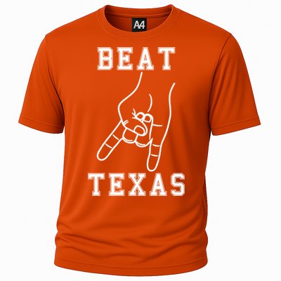 Horns Down Beat Texas Football Cooling Performance Crew T-Shirt