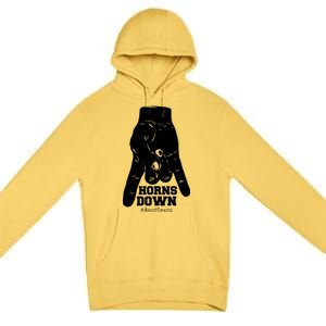 Horns Down #BeatTexas Beat Texas Premium Pullover Hoodie