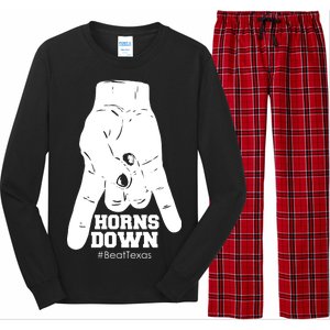 Horns Down #BeatTexas Beat Texas Long Sleeve Pajama Set