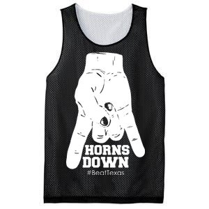 Horns Down #BeatTexas Beat Texas Mesh Reversible Basketball Jersey Tank