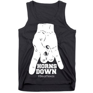 Horns Down #BeatTexas Beat Texas Tank Top