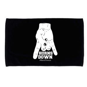 Horns Down #BeatTexas Beat Texas Microfiber Hand Towel