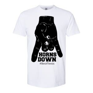 Horns Down #BeatTexas Beat Texas Softstyle CVC T-Shirt