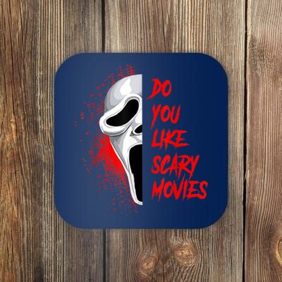 Horror Do You Like Scary Movie Ghostface Coaster