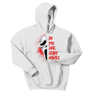 Horror Do You Like Scary Movie Ghostface Kids Hoodie