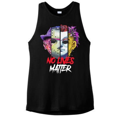 Horror Villains No Lives Matter Ladies PosiCharge Tri-Blend Wicking Tank