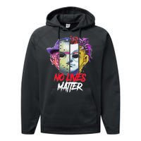 Horror Villains No Lives Matter Performance Fleece Hoodie