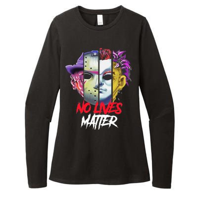 Horror Villains No Lives Matter Womens CVC Long Sleeve Shirt