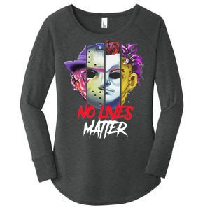 Horror Villains No Lives Matter Women's Perfect Tri Tunic Long Sleeve Shirt