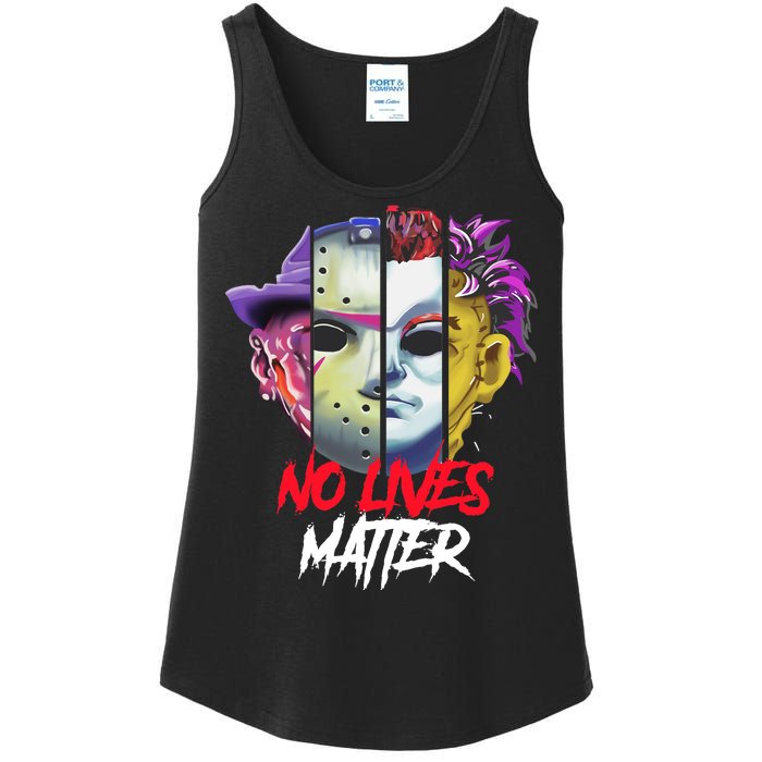 Horror Villains No Lives Matter Ladies Essential Tank