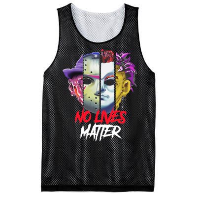 Horror Villains No Lives Matter Mesh Reversible Basketball Jersey Tank