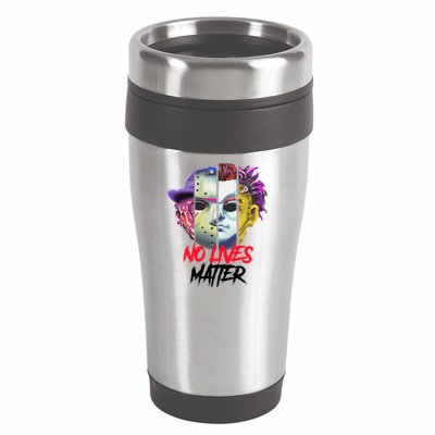 Horror Villains No Lives Matter 16oz Travel Tumbler