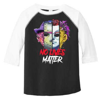 Horror Villains No Lives Matter Toddler Fine Jersey T-Shirt