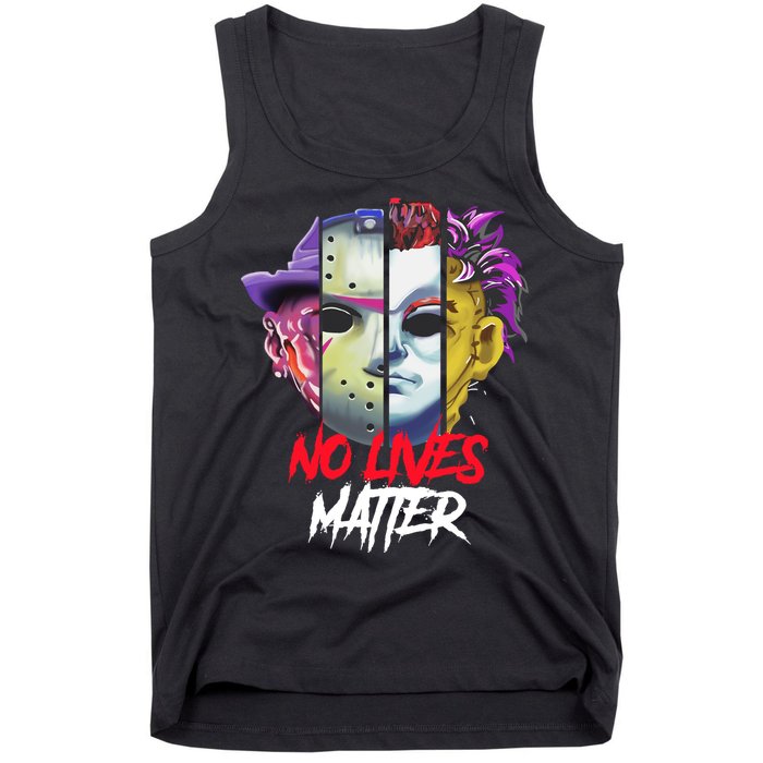 Horror Villains No Lives Matter Tank Top