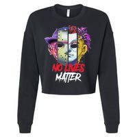 Horror Villains No Lives Matter Cropped Pullover Crew